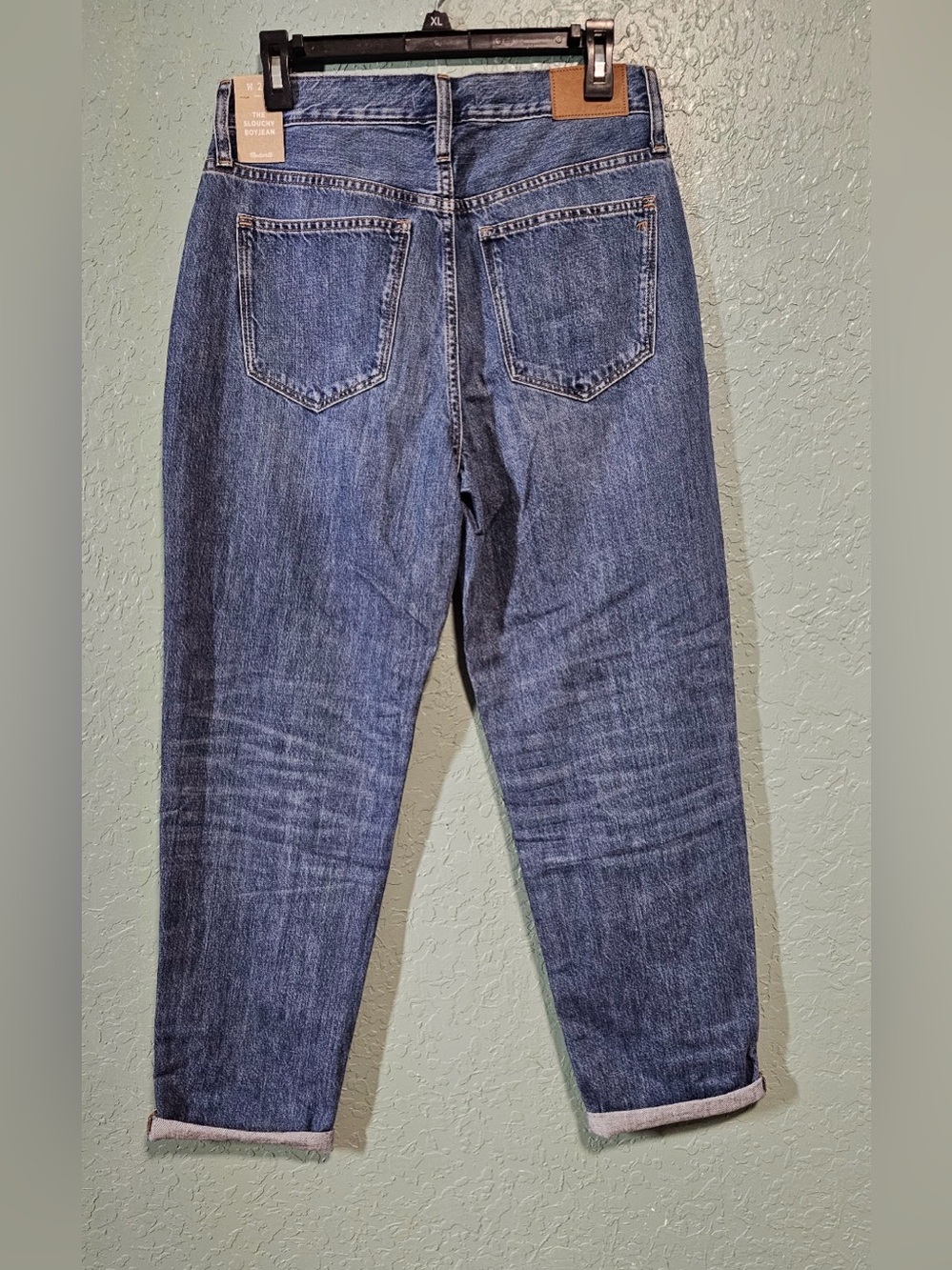 Madewell The Slouchy Boyjean Size 27 Low Rise Distressed Jeans NWT - Picture 4 of 16